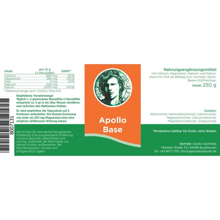 Apollo Base Inhalt